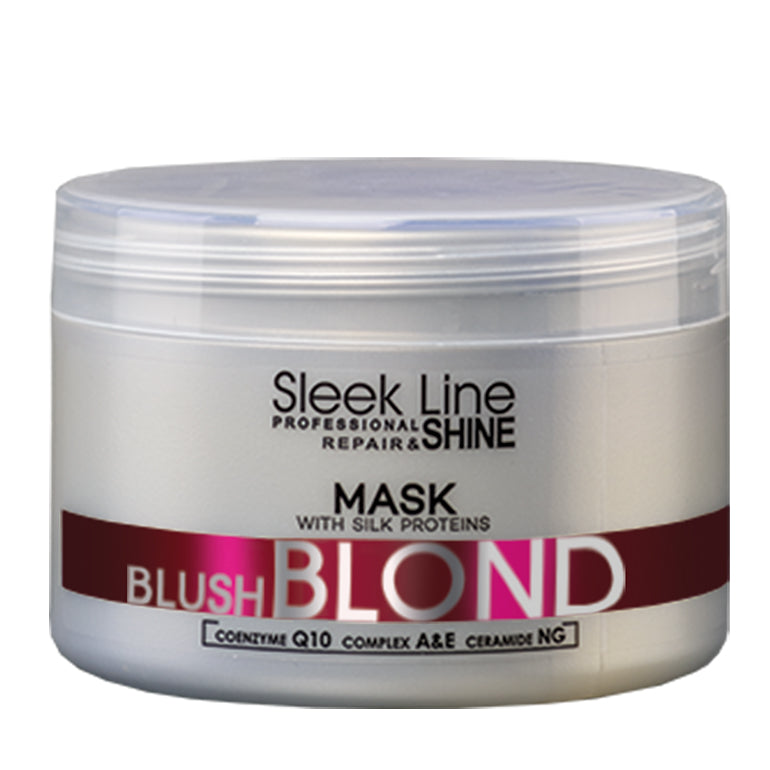 SLEEK LINE - Masca BLOND BLUSH - contine pigment neutralizant roz, 250ml