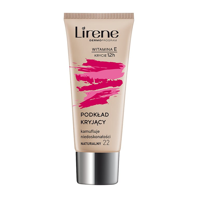 Lirene - Fond de ten pentru ACOPERIRE COMPLETA, 30ml - AIVI Cosmetics
