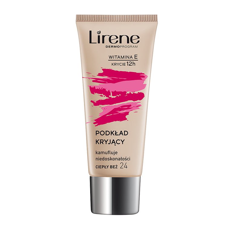 Lirene - Fond de ten pentru ACOPERIRE COMPLETA, 30ml - AIVI Cosmetics