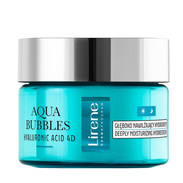 LIRENE AQUA BUBBLES - LIRENE AQUA BUBBLES - Hidro-crema cu acid hialuronic, 50ml - AIVI Cosmetics