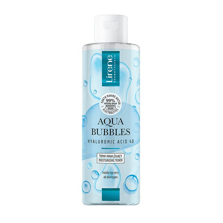 LIRENE AQUA BUBBLES - LIRENE AQUA BUBBLES - Toner revigorant cu acid hialuronic, 200ml - AIVI Cosmetics