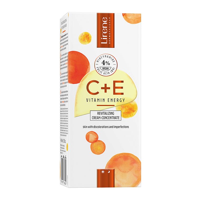 LIRENE C+E VITAMIN ENERGY PRO - LIRENE C+E VITAMIN ENERGY PRO - Crema-concentrat revitalizanta, 30ml - AIVI Cosmetics