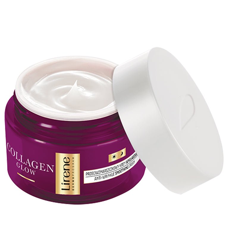 LIRENE COLLAGENE GLOW - LIRENE COLLAGENE GLOW - Crema anti-rid efect netezitor 50+, Collagene si Retinol, 50ml - AIVI Cosmetics