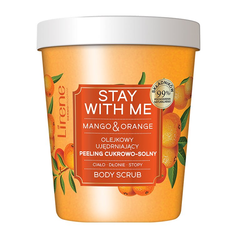 LIRENE - LIRENE - Scrub corporal STAY WITH ME mango & orange, 200g - AIVI Cosmetics